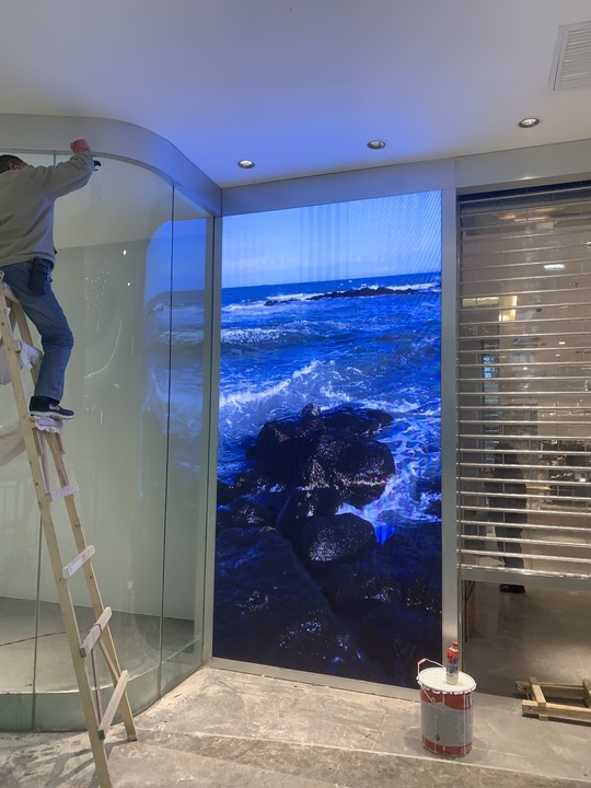 萬達廣場，豎屏，P2.5,5.12平方