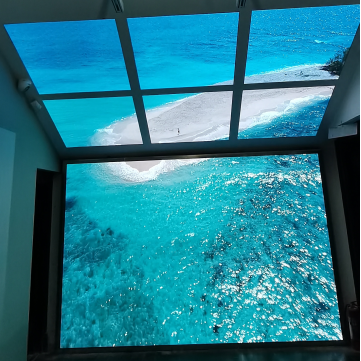 銘新街P1.86安裝完畢，0.96x0.96x6，3.2x2.08m